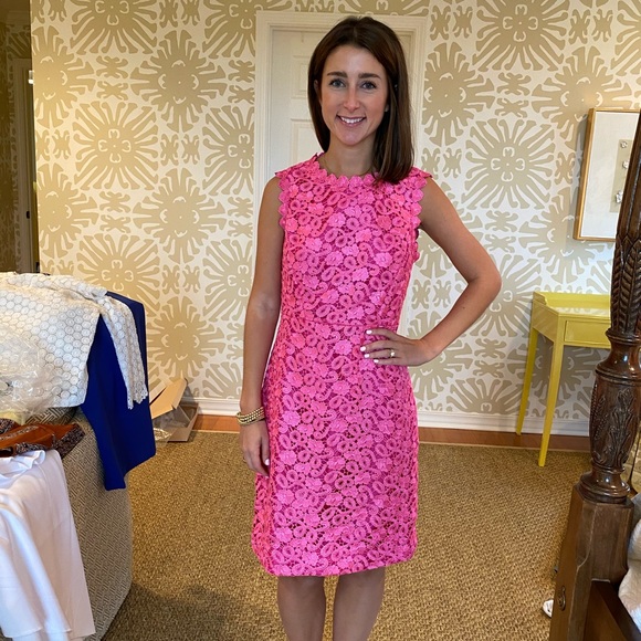 Pink Kate spade lace dress
